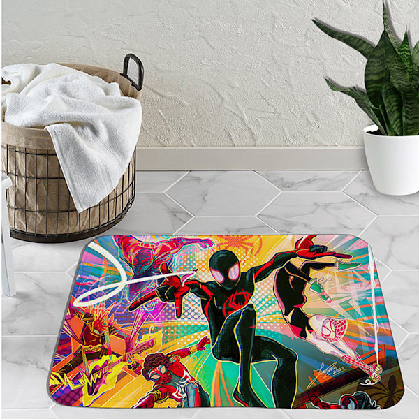 Spider-Man Across the Spider-Verse 50X80CM Gulvmatter Egnet for Inngangsdører, Soverom, Bad, Fotmatter, Stuegulvmatter (Verse7 1PCS) Style07 50*80cm