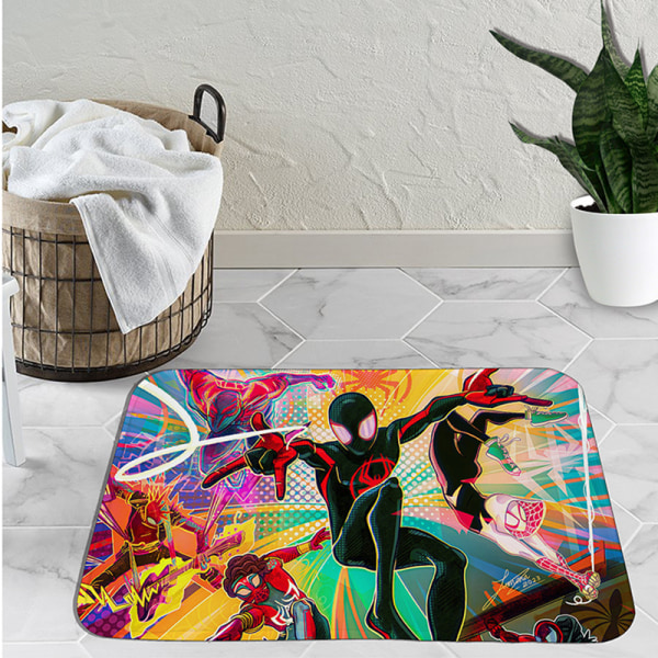 Spider-Man Across the Spider-Verse 50X80CM gulvmåtter egnet til indgangsdøre, soveværelser, badeværelser, fodmåtter, stuegulvmåtter (Verse7 1PCS) Style07 50*80cm