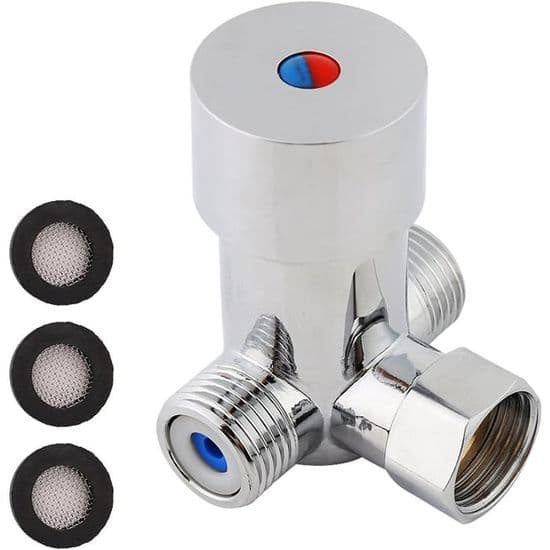 Termostatisk blandare - PZCC - Massiv mässing - Automatisk sensor - Vattenbesparande - Dusch