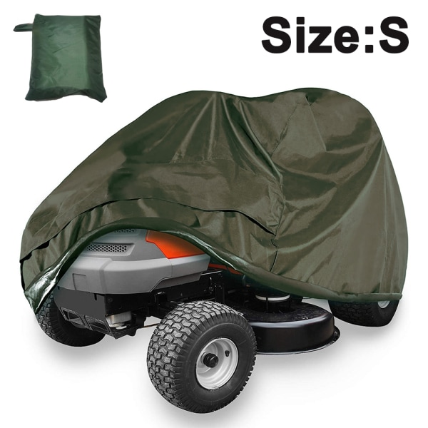 Gräsklipparöverdrag - Traktoröverdrag passar däck upp till 54\" Förvaringsöverdrag Heavy Duty 210D Polyester Oxford-Grön-S(170*61*117CM)