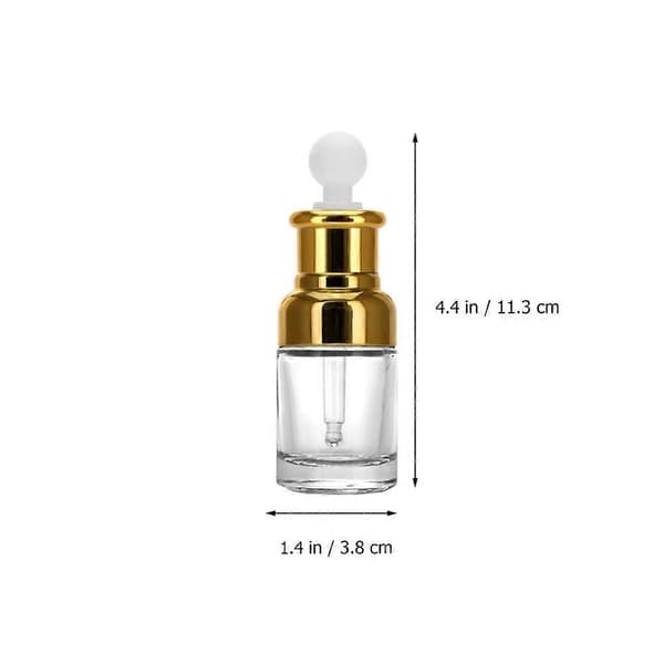 6 kpl eteerisen öljyn pullo hajuvesilasipullo annostelija 30 ml