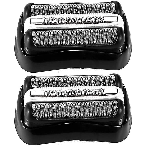 2 pieces 32b razor blades compatible with Braun Series 3, replacement foil and cutter