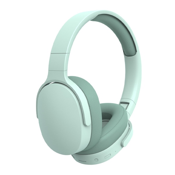 Trådløse Bluetooth-ørepropper, 10 timers spilletid HiFi Stereo-hodetelefoner, sammenleggbare smarte støydempende justerbare øretelefoner ljusgrön