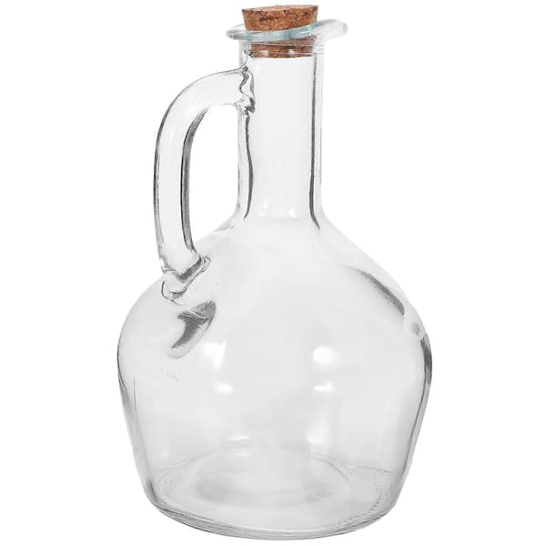 Transparent glasoljedispenserflaska för förvaring av kryddor 430 ml