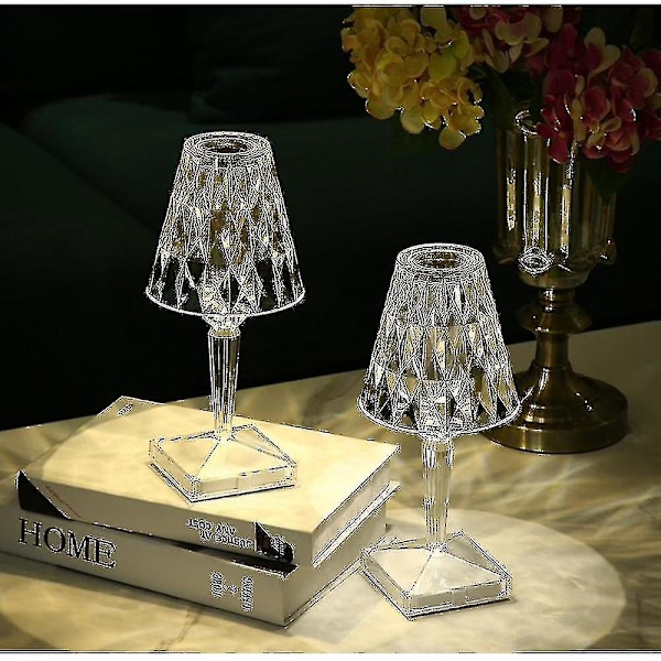 Italiensk Design Kartell Akryl Natlampe Bordlampe