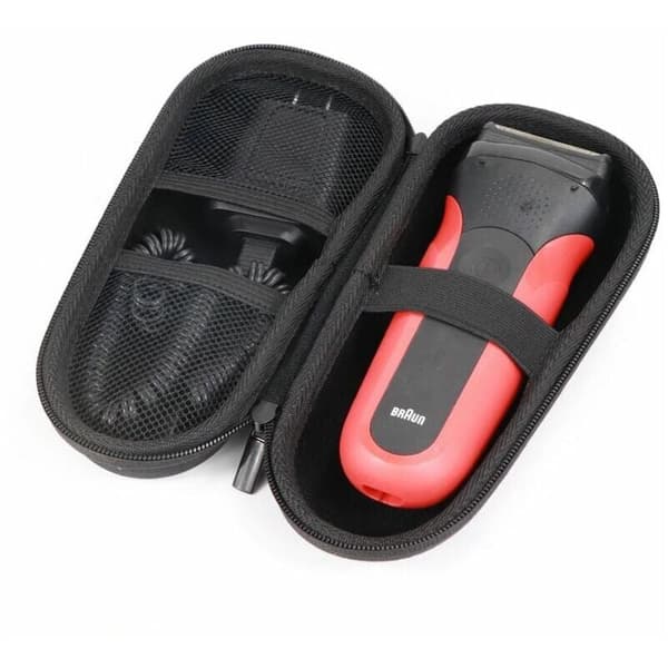 Etui til Braun Series 3/5/7/9 barbermaskiner til mænd, hårdt rejseetui (sort)