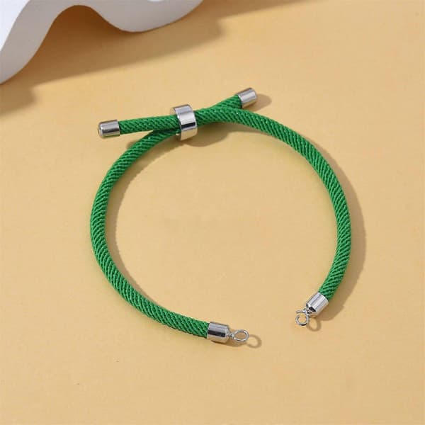 Moderigtigt DIY-snorarmbånd Elegant snorarmbåndspynt Perfekt til håndlavede smykker og perlehåndværk Sort