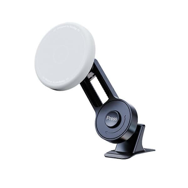 Full-silicone MagSafe Magnetic Mount with Extension Rod and Adhesive Base — PC+Silicone, 360°