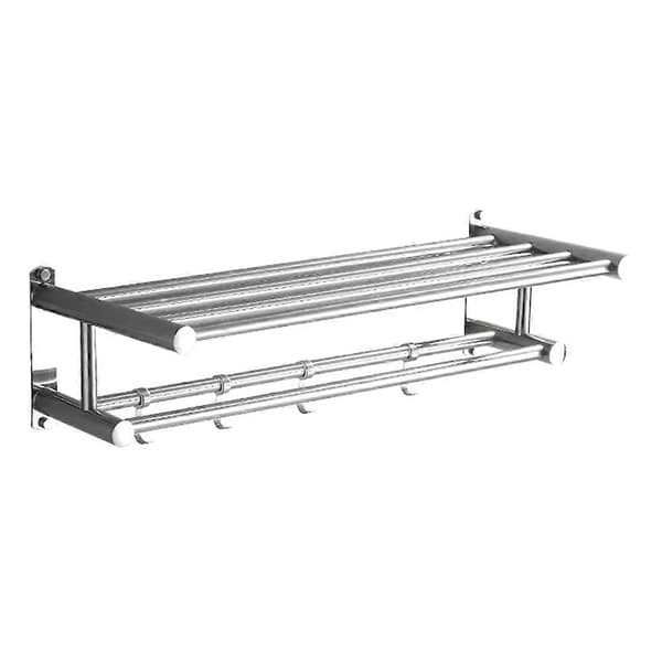 Batoom Håndklestativ Veggmontert Rustfritt Stål 304 Toalettoppbevaring Ingen Boring Nødvendig Håndkleholder Batoom Organizer