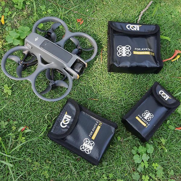 DJI Avata 2 batterisikker veske 2-pakning