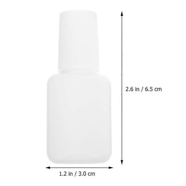 22st Tomma Topplackflaskor Nagellacksburk Provburkar 10ml Flaskor med Borste