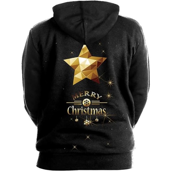 Herre Langærmet Hoodie Halloween Morsom Crew Neck Genser med Kengurulomme Jul Flerfarget 3D Print Genser Genser（Størrelse：XL） Style14 XL