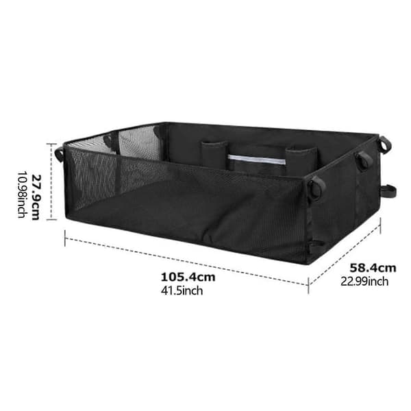 Vogn Bagagerums Organizer Nylon Bagsæde Organizer til Rejser Picnic Camping