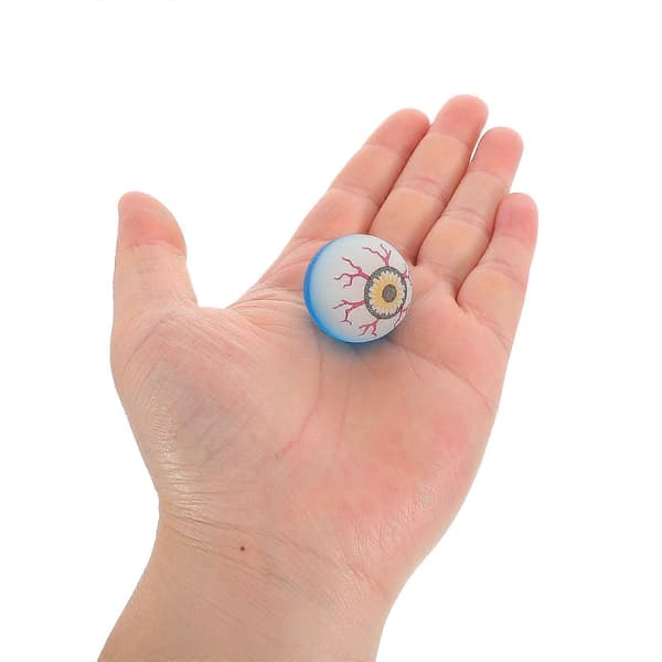 Spretne lekeballer for barn 30 mm øyeformede elastiske festgaver 25 stk