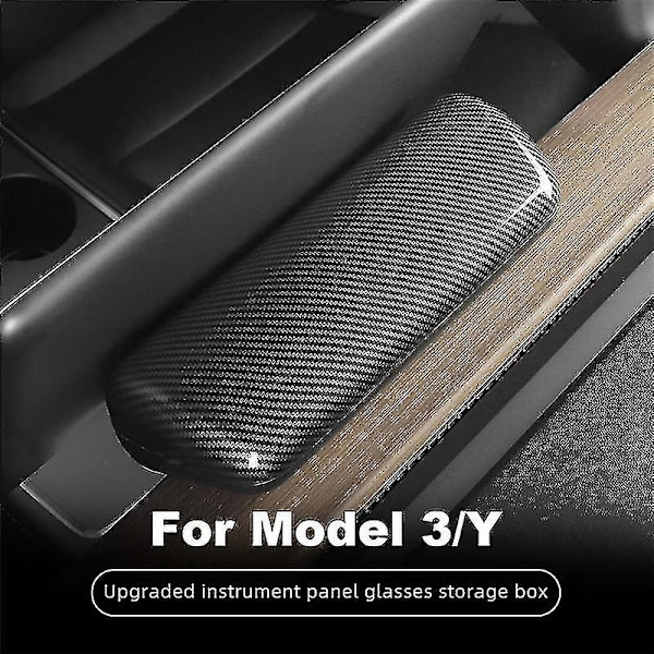 Yhteensopiva Tesla Model 3 Model Y auton lasikotelon järjestäjä hopea