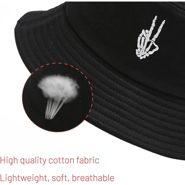 Bomullshink för kvinnor och män, sommarresor, solstrand, hinkkeps, unisex utomhusfiskehatt