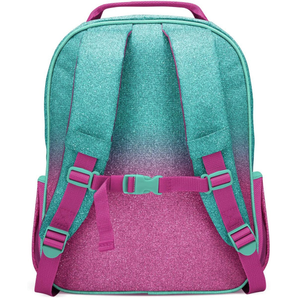 Enkel modern ryggsäck för toddler för skolflickor | Kindergarten Elementary Barn Ryggsäck | Fletcher Collection | Barn - Medium (15" lång) | Cali Sky