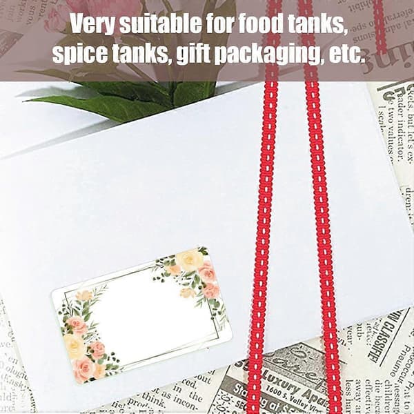 250 Pcs Jam Labels, Fruit Labels, Blank Label Stickers