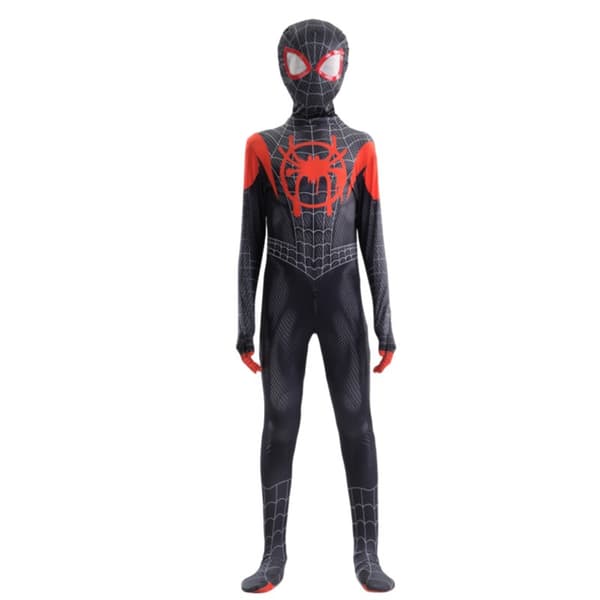 Halloween Spider-Man Bodysuit – Cosplay-kostumer til børn og voksne (Miles Morales / Far From Home-stile) A