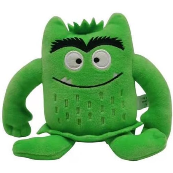 A Cute Emotional Doll That Lets You Know Your Child's Mood and is a Gift for Your Child. 15CM/5.9 inches (Green Calm)