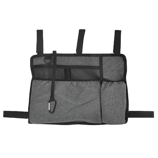Outdoor Storage Bag for Wheelchair and Rollator Hands-Free Multifunctional Polyester Rollator Bag