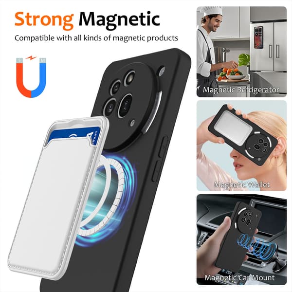 Kompatibelt flydende silikonecover til Nothing Phone (3a) Pro med håndrem (gul)