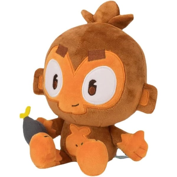 Bloons Monkey Plushie, City Cute Cartoon Monkey, Bloonstd Pehmeä Täytetty Nukke, Peli Eläin, Lapsille Ja Faneille Lahja Syntymäpäivä