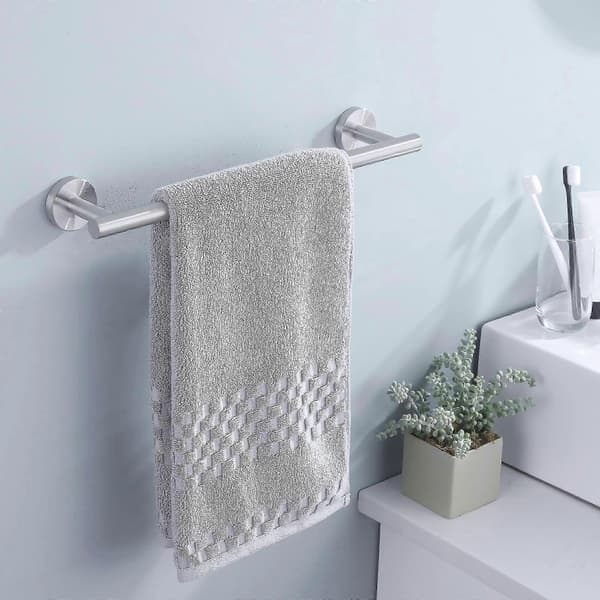 40 cm badehåndklestativ 304 rustfritt stål veggmontert rustfritt børstet kjøkkenbruk