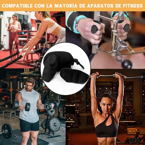 Halkfria träningsgrepp, ergonomiska halkfria träningshandskar i gummi, fitnesshandskar för män och kvinnor, lämpliga för gym, träning, tyngdlyftning