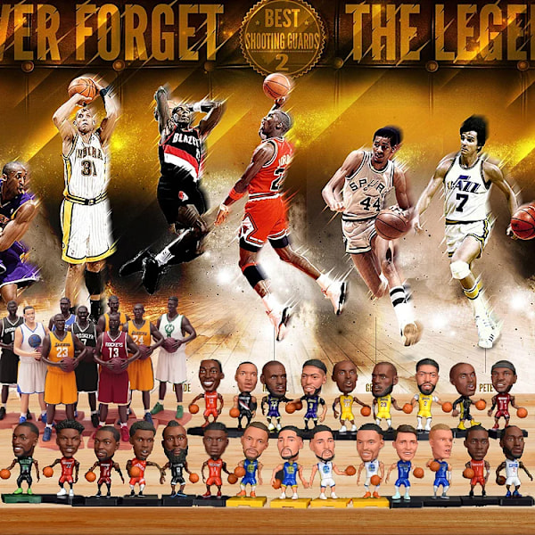 NBA Julekalender 2024 til Jul - NBA Julekalender med 24 Døre, James, Kobe, osv. Tartan Gaveæsker F