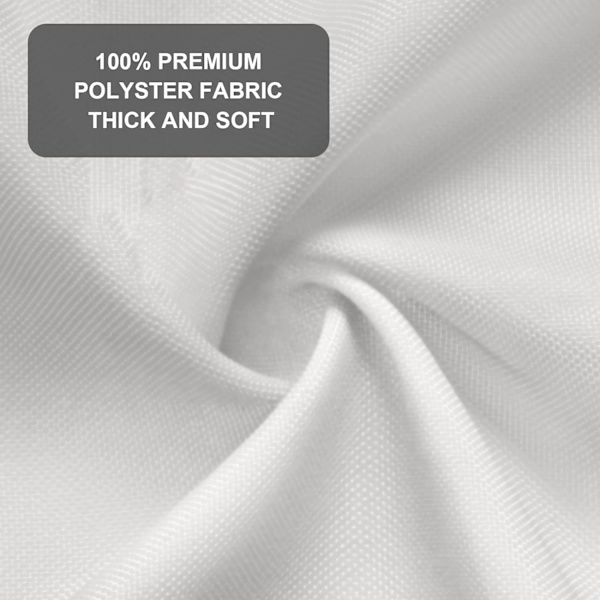 Dusjforheng Vanntett og Mugg Mugg Resistent med 6 Kroker, 100% Polyester Dørgardin Vindusgardin Dress, 180 x 180 cm