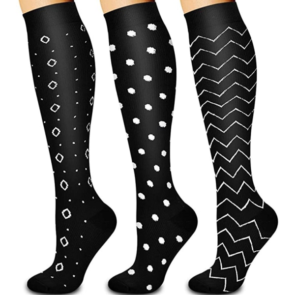 Compression Socks For Women& Men circulation,Socks-Best for Running,Sports,Hiking,Flight travel,Pregnancy