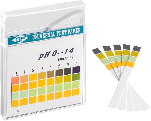 pH-testpapir, lakmuspapir, måleområde 0-14, universel test