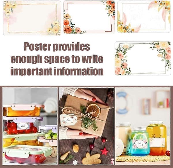 250 Pcs Jam Labels, Fruit Labels, Blank Label Stickers