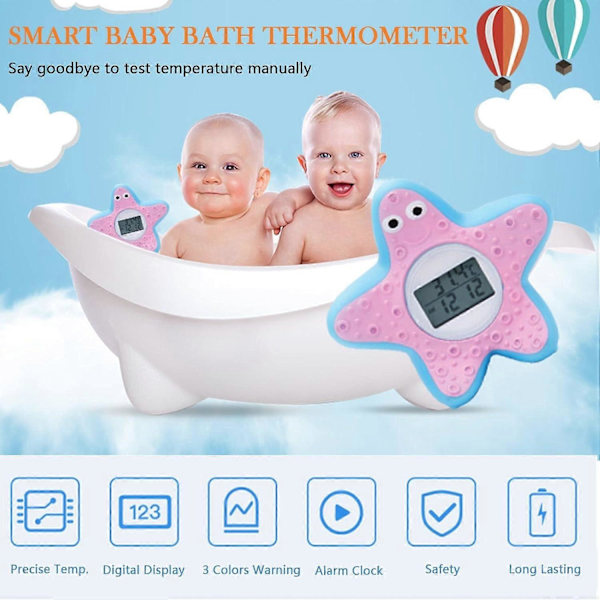Baby Bade Termometer, Baby Badekar Sikkerheds Temperatur Termometer, Digitalt Termometer