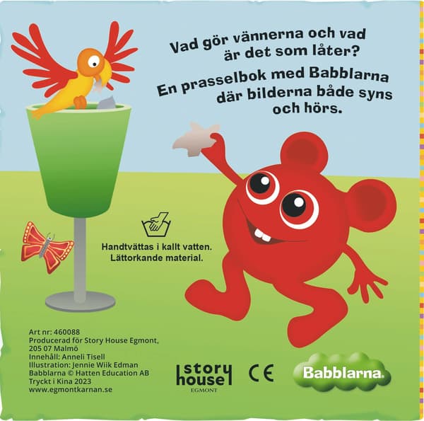 Babblarna Prasselbok Prassla med Babblarna multifärg Multifärg multicolor