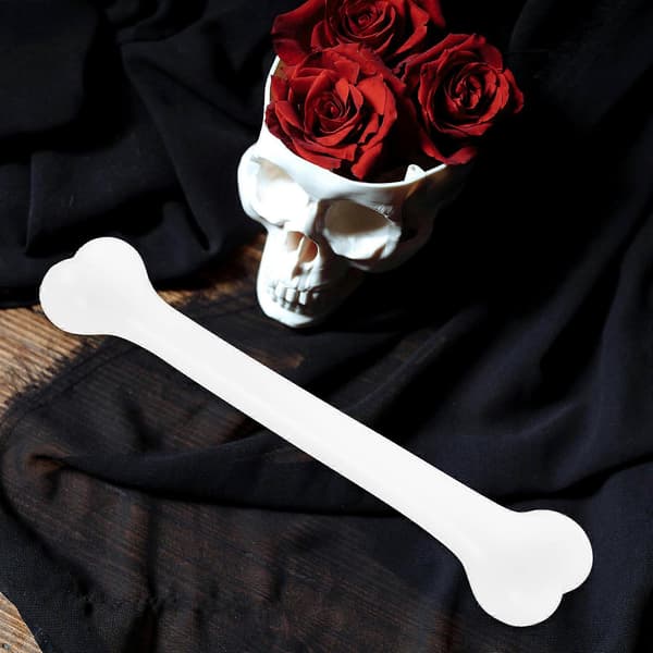 Stor skeletknogle plastik knoglepynt Halloween dekoration simulationsknogle rekvisit