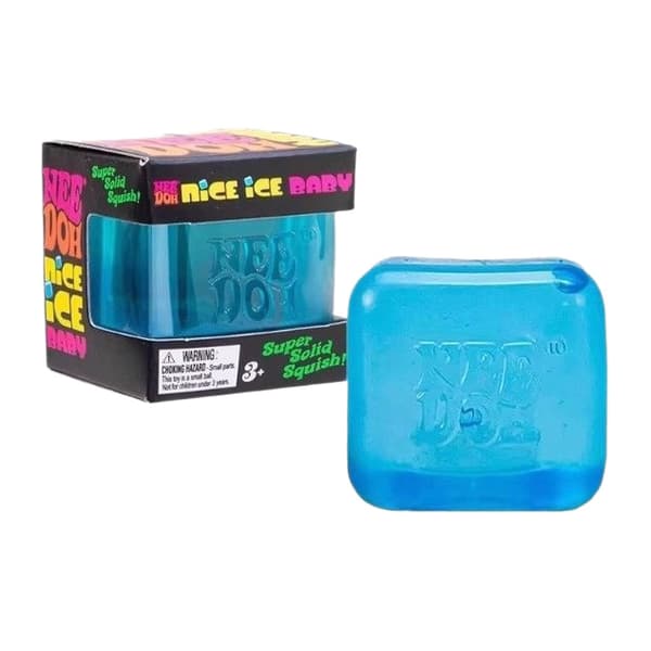 NeeDoh Niceberg - Suuri Squishy Jääkuutio Fidget-lelu lapsille, Sensoriset Fidgetit Monivärinen, su