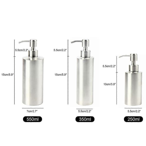Diskmedelsdispenser 304 Rostfritt Stål Badrumsvask Handpump