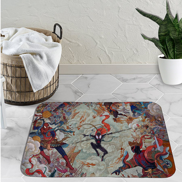 Spider-Man Across the Spider-Verse 50X80CM Gulvmåtter Egnet til Indgangsdøre, Soveværelser, Badeværelser, Fodmåtter, Stue Måtter (Verse2 1PCS) Style02 50*80cm