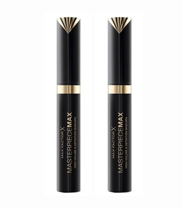 2-pakkaus Max Factor Masterpiece Max Mascara Black 7,2ml Svart black