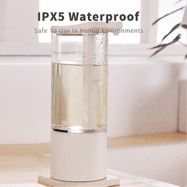Automatisk sæbedispenser Vægmonteret Automatisk Sæbedispenser 500ml IPX5 Vandtæt Sensor Ha