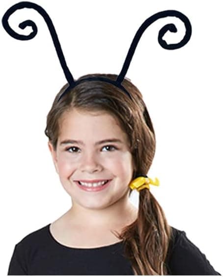4 stk sommerfuglantenne-hodebånd, marihøneantenne-hodebånd, kostymehårbånd til Halloween-fester