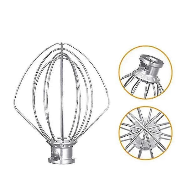 Kitchenaid 5K452WW Piskeris til røremaskiner Rustfrit stål