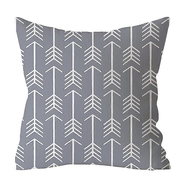 Moderne geometrisk mønstret 45x45 cm putetrekk til sofa, stue og soverom