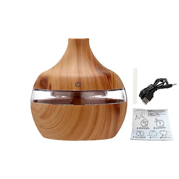 300ml Tyst Sovrum USB-Driven Heminredning Färgrik LED Aromaterapi