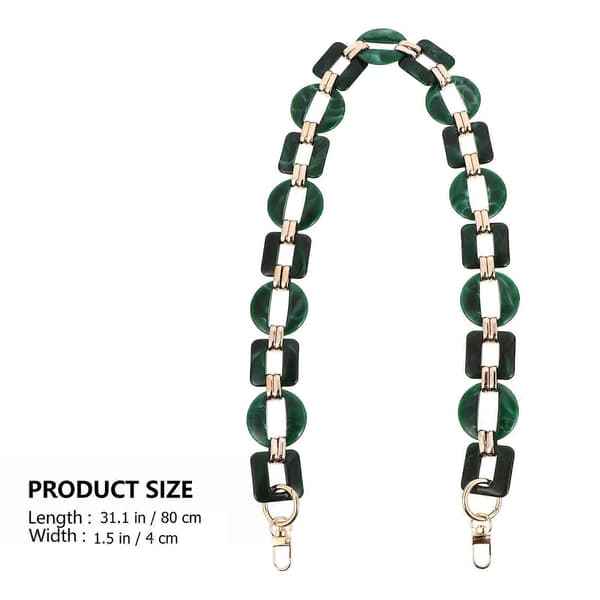 Väskkedja i harts Retro väskkedja Unik handväskbyteskedja Väskaccessoar