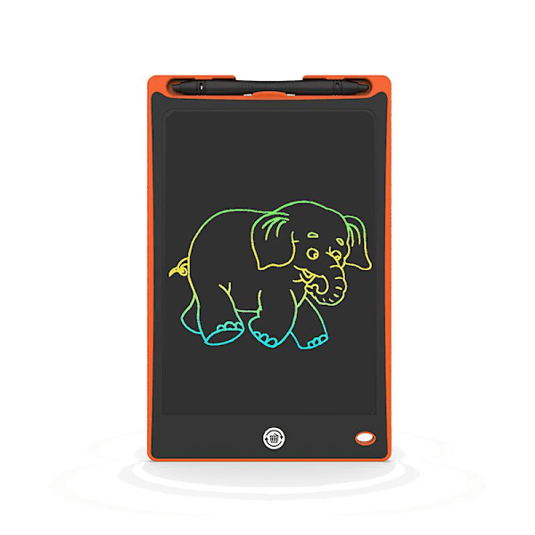 8.8 tuuman LCD-kirjoitustabletti Lelut Lapsille Pojille Tytöille Lahjat Värikäs Piirustustaulu Doodle-alusta Oranssi