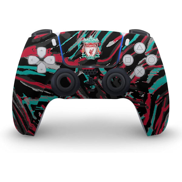 Jalkapalloseura Abstrakti Sivellin Taide Vinyyli Etulevy Peli Skin Tarra Yhteensopiva PlayStation 5 PS5 Digitaalinen Edition Konsoli&DualSense Ohjain01