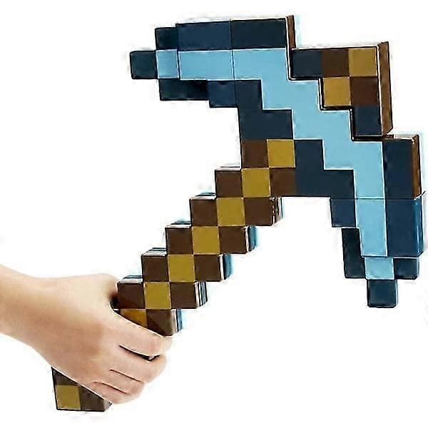 Minecraft Leksaker Svärd och Hacka Minecraft Spel Transformation Bekväm Klassisk-Perfekt Blå - blå